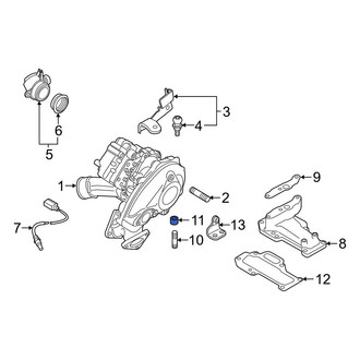 Audi OE - Turbocharger Nut