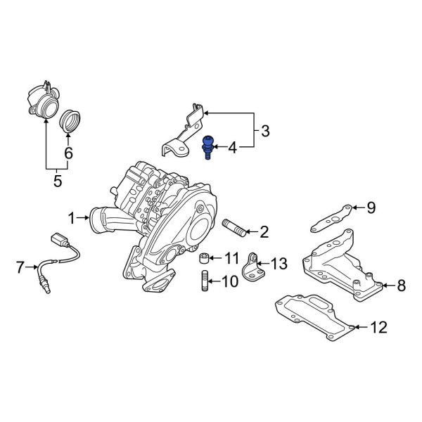 Turbocharger Stud