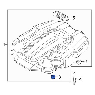 Audi OE - Engine Cover Grommet