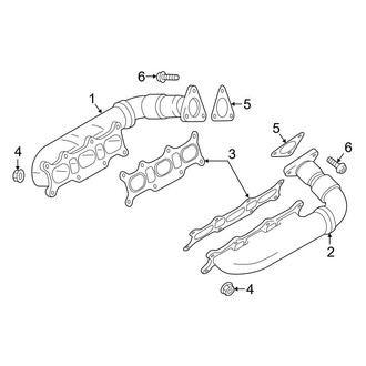 Audi OE - Exhaust System - Exhaust Manifold (TDI Premium Plus / TDI Prestige)