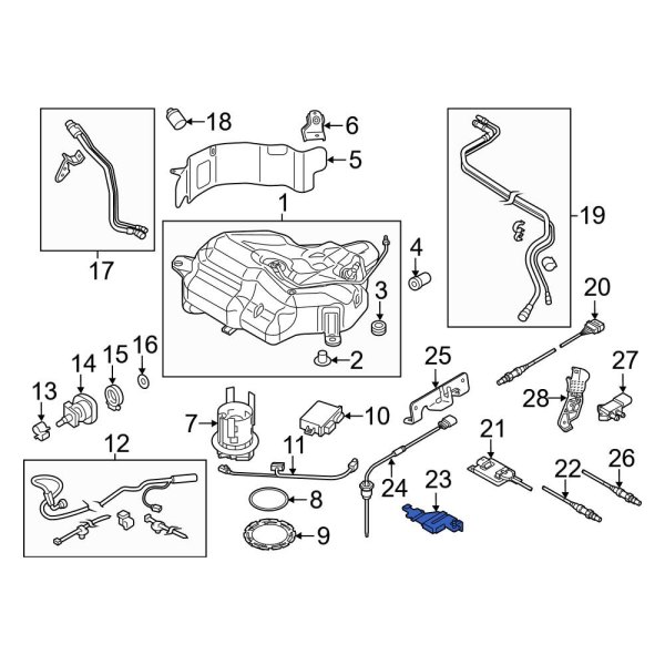 Nitrogen Oxide (NOx) Sensor Bracket