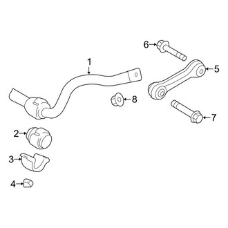 Audi OE - Front Suspension - Stabilizer Bar & Components