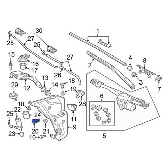 Audi OE - Washer Fluid Level Sensor