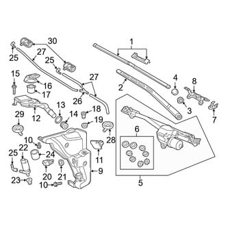 Audi OE - Windshield - Wiper & Washer Components