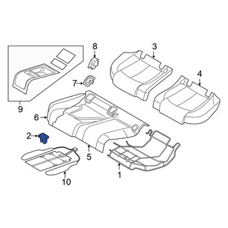 Audi OE - Seat Frame Grommet