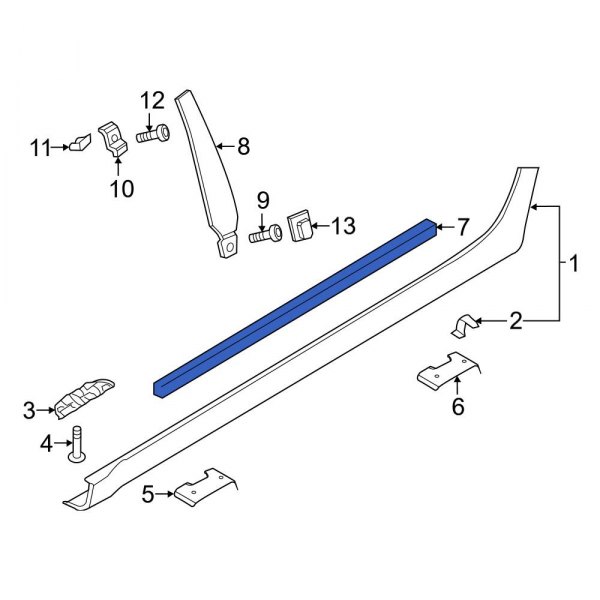 Rocker Panel Molding Seal