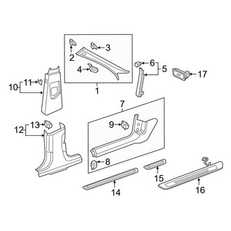 Audi OE - Pillars, Rocker & Floor - Interior Trim