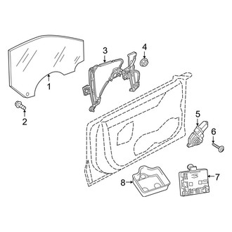 Audi OE - Front Door - Glass & Hardware (Competition / Premium Plus / Prestige)