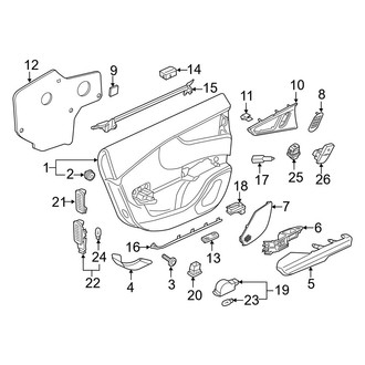 Audi OE - Rear Door - Interior Trim