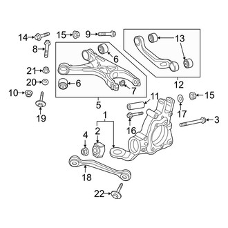 Audi OE - Rear Suspension - Suspension Components