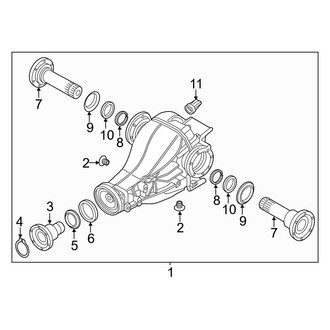 Audi OE - Rear Suspension - Axle & Differential (With Code NPR or LWV)