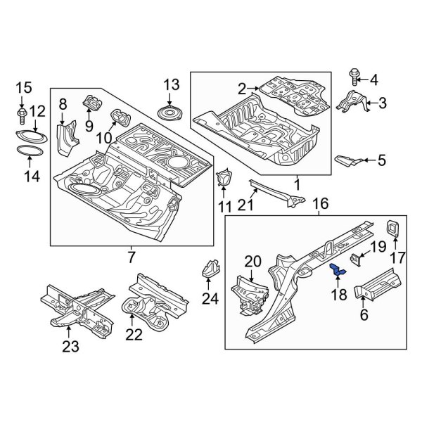 Floor Side Rail Brace