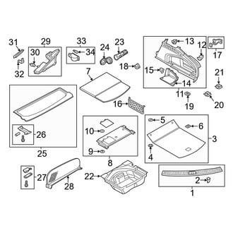 Audi OE - Rear Body & Floor - Interior Trim