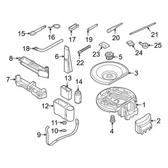 Audi OE - Rear Body & Floor - Jack & Components