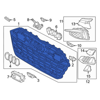 Audi OE - Front Upper Grille