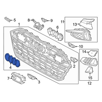 Audi OE - Front Grille Emblem