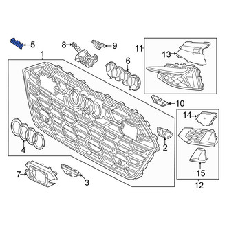 Audi OE - Front Grille Emblem