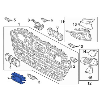 Audi OE - Left Grille Molding Bracket