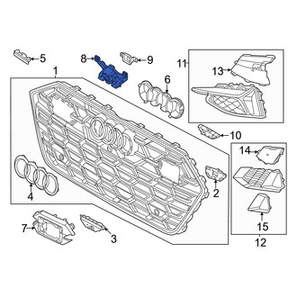 Audi OE - Outer Grille Bracket
