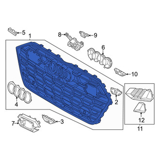 Audi OE - Front Upper Grille