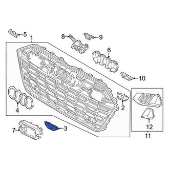 Audi OE - Left Grille Bracket