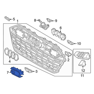 Audi OE - Left Grille Molding Bracket
