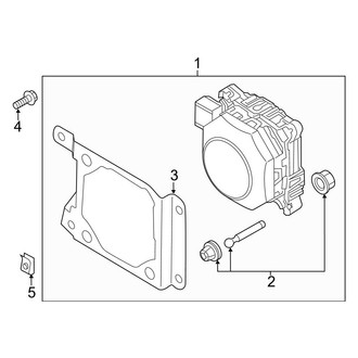 Audi OE - Front Bumper & Grille - Electrical Components (Adaptive Cruise Components)