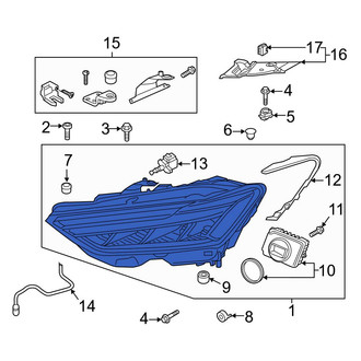 Audi OE - Front Left Headlight Assembly