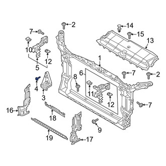 Audi OE - Radiator Mount Bolt