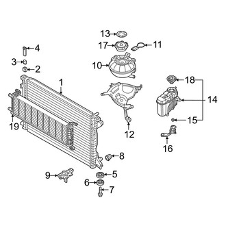 Audi OE - Cooling - Radiator & Components (2.0L)