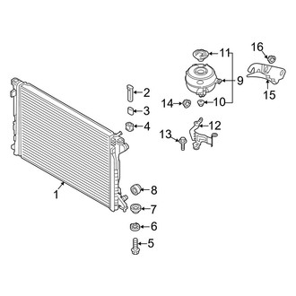 Audi OE - Cooling - Radiator & Components (Main)
