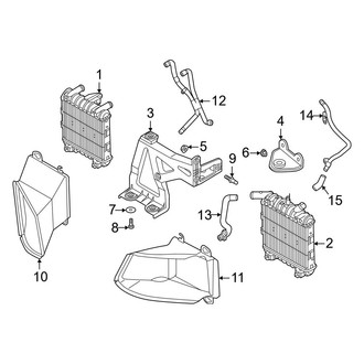 Audi OE - Cooling - Radiator & Components (Auxiliary)