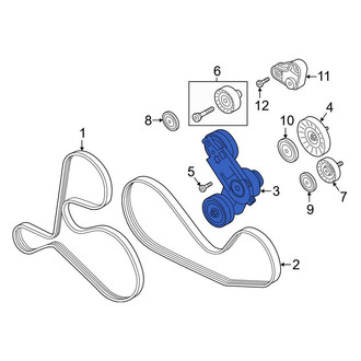 Audi OE - Accessory Drive Belt Tensioner Assembly