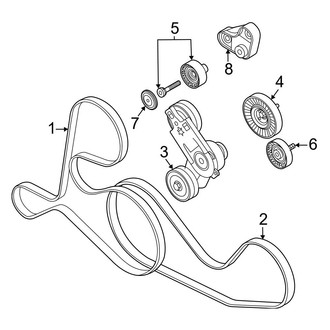 Audi OE - Cooling - Belts & Pulleys (Premium / Premium Plus / Prestige)