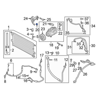 Audi OE - A/C Compressor Bolt Sleeve