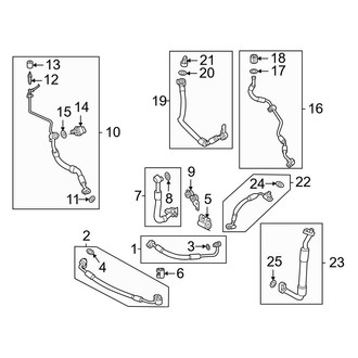 Audi OE - Air Conditioner & Heater - Hoses & Lines (Engine Compartment), (2.0L)