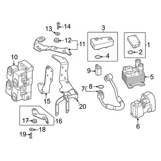Audi OE - Air Conditioner & Heater - Hoses & Lines (Expansion Valve Heater Core), (2.0L)