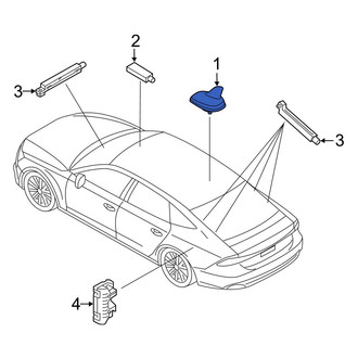 Audi OE - Radio Antenna Assembly