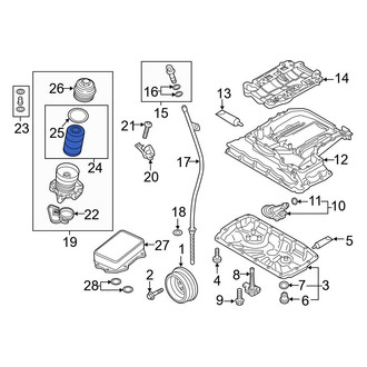 Audi OE - Engine Oil Filter Element