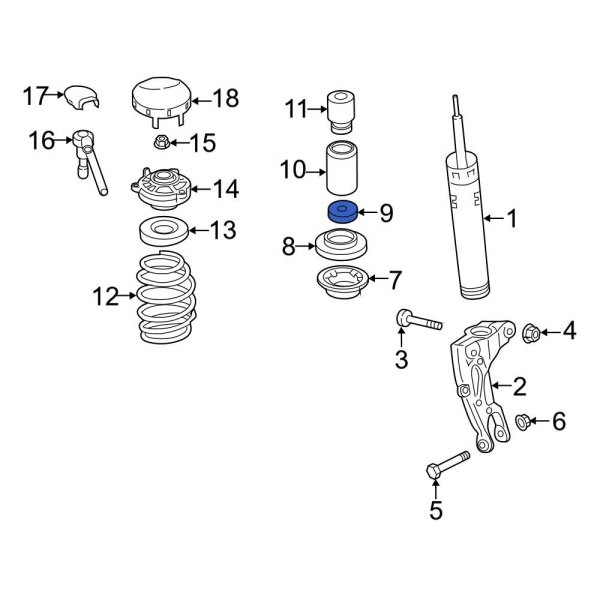 Suspension Shock Absorber Mount Insulator