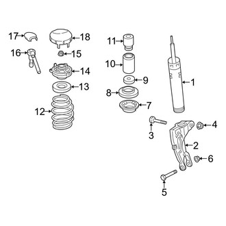 Audi OE - Front Suspension - Struts & Components (Premium / Premium Plus / Prestige)
