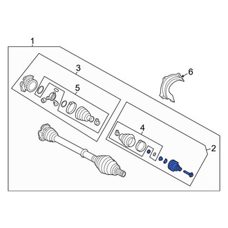 Audi OE - Front Outer CV Joint Kit