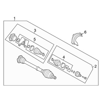 Audi OE - Front Suspension - Drive Axles (Premium / Premium Plus / Prestige)