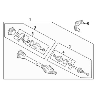 Audi OE - Front Suspension - Drive Axles (Premium / Premium Plus / Prestige)