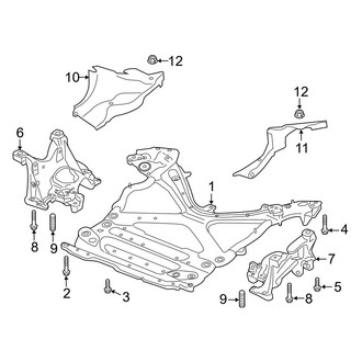Audi OE - Front Suspension - Suspension Mounting (Premium Plus / Prestige)