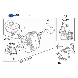 Audi OE - Brake Master Cylinder Reservoir Cap