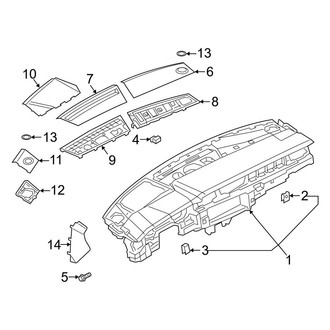Audi OE - Upper Instrument Panel (Prestige)