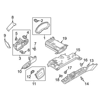 Audi OE - Lower Instrument Panel (Drivers Side)