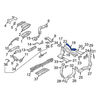 Audi OE - Instrument Panel Air Duct