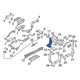 Audi OE - Instrument Panel Air Duct